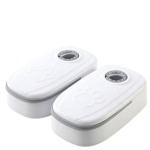 CARLA HOME 2 Meal Automatic Pet Feeder with Timer for Cat & Dog Wet & Dry Food (Dual Bowl 700ML) - Image 10