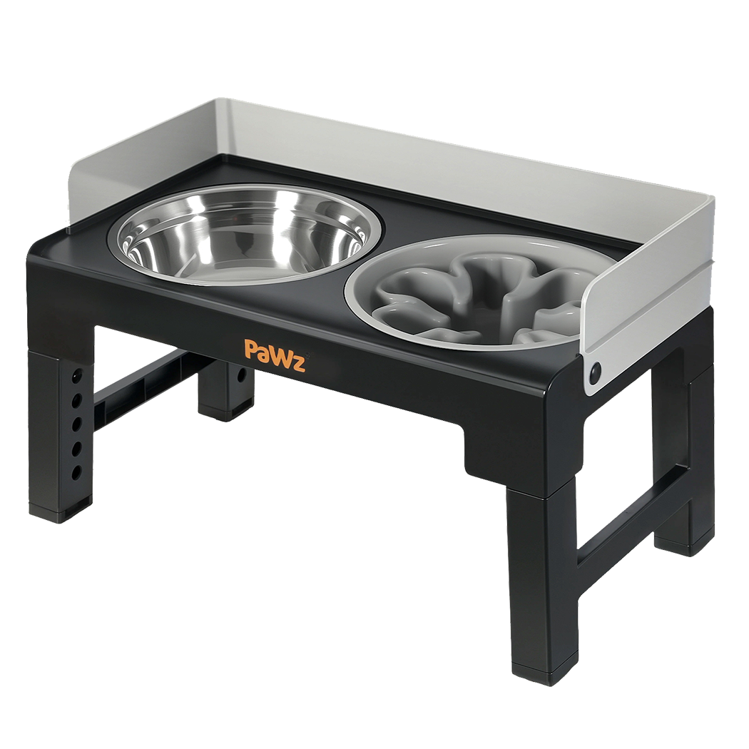 Pawz Elevated Dog Bowls Pet Feeder 6 Height Adjustable Raised Food Water Large - Image 9