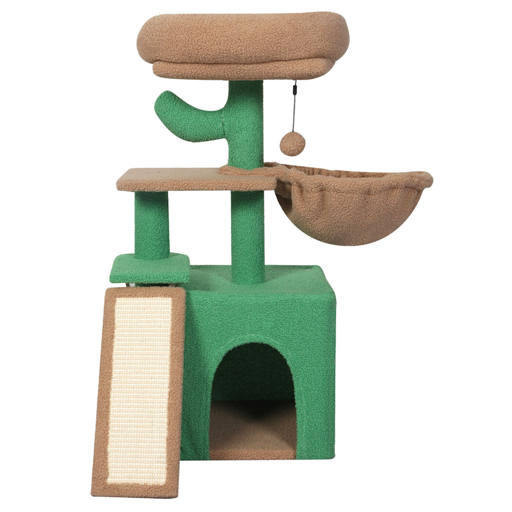 Pawz Cat Tree Tower Scratching Post Scratcher Play Bed - Image 2